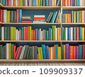 書架上堆滿了書2 109909337