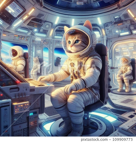 cat space station 109909773