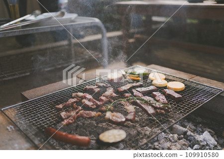 barbecue, barbecued, barbeque 109910580