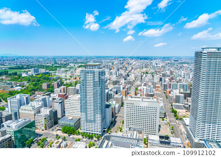 [Hokkaido] Cityscape seen from JR Tower at Sapporo Station 109912102