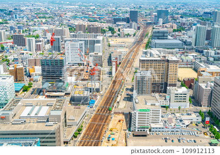 [Hokkaido] Cityscape seen from JR Tower at Sapporo Station 109912113