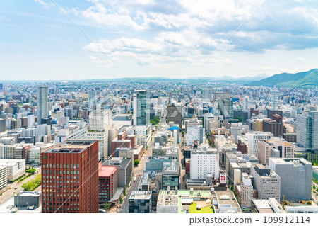 [Hokkaido] Cityscape seen from JR Tower at Sapporo Station 109912114