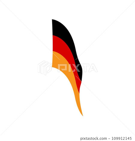 german flag logo illustration design german flag logo illustration design 109912145