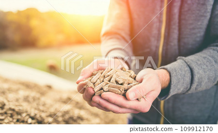 Nature's Grasp: Biomass Bounty in a Gentle Hand Nature's Grasp: Biomass Bounty in a Gentle Hand 109912170