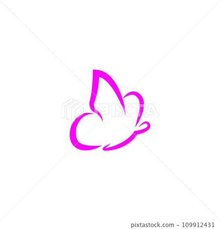 trendy butterfly logo design vector template trendy butterfly logo design vector template 109912431