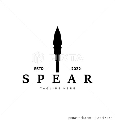 Spear Logo Old Vintage Rustic Simple Design Business Brand Spear Arrow Spear Logo Old Vintage Rustic Simple Design Business Brand Spear Arrow 109913432