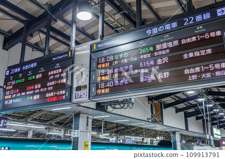 [交通圖] 新幹線發車資訊（東京車站） 109913791