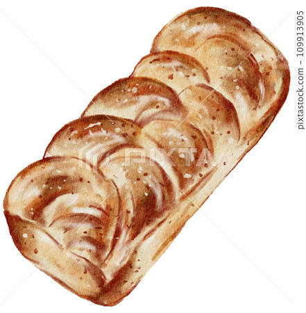 Bread bakery watercolor hand paint clipart 109913905