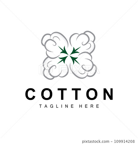 Cotton Logo Plant Design Vector Templet Symbol Cotton Logo Plant Design Vector Templet Symbol 109914208