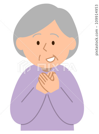 Reassuring senior woman 2 109914953