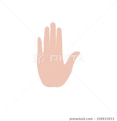 simple hand logo vector template simple hand logo vector template 109915053