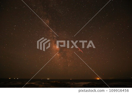 Milky Way starry sky in Tateyama Tokyo Bay Milky Way starry sky in Tateyama Tokyo Bay 109916456