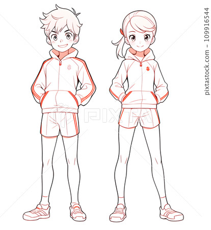 運動裝男女 109916544