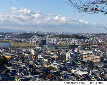 從山頂看大阪府柏原市的風景 109917080