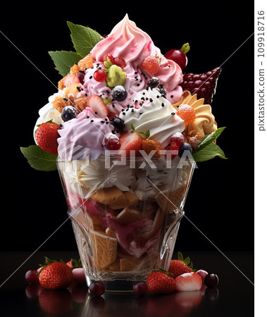 cold ice parfait cold ice parfait 109918716