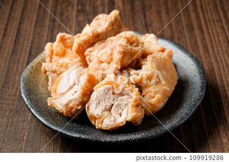 fried salted chicken fried salted chicken 109919286