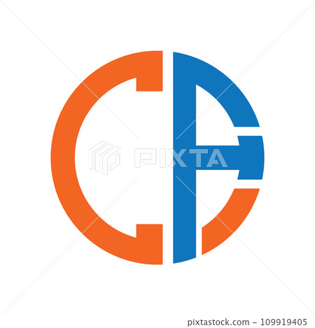 CF letter logo CF letter logo 109919405