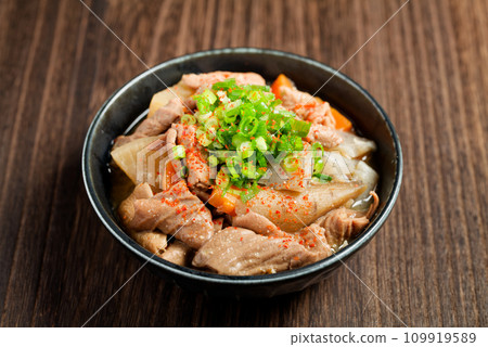 Simmered boiled egg 109919589