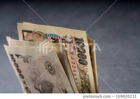 banknotes on dark background banknotes on dark background 109920231