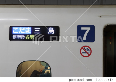 Tokyo Station 22:40/Tokaido Shinkansen platform 109920312