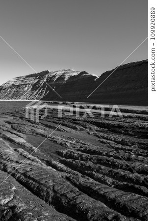 Coastal landscape with cliffs in Peninsula Valdes, World Heritage Site, Patagonia Argentina Coastal landscape with cliffs in Peninsula Valdes, World Heritage Site, Patagonia Argentina 109920889