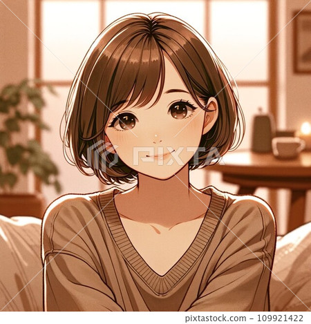表達感激的年輕女子 109921422