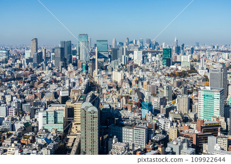 《東京》惠比壽花園出版社 從展望空間眺望市中心 109922644