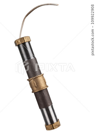 Handmade Pipe Bomb with Slow match Handmade Pipe Bomb with Slow match 109922908