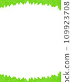 simple frame of green leaves 109923708