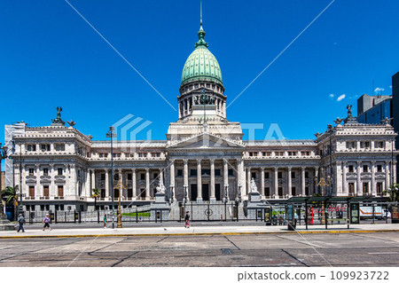 The Palace of the Argentine National Congress, Palacio del Congreso at Buenos Aires, Argentina The Palace of the Argentine National Congress, Palacio del Congreso at Buenos Aires, Argentina 109923722