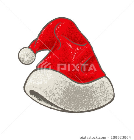 Santa hat Sketch in color vector eps10 Santa hat Sketch in color vector eps10 109923964