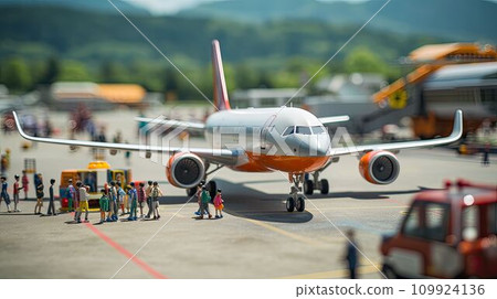 Airport crowded with many people Airport crowded with many people 109924136