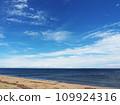 Blue sky and sea 109924316