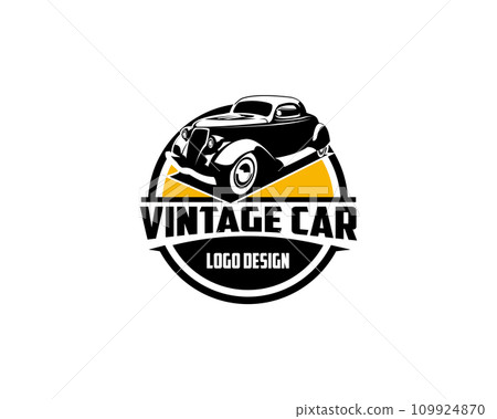 Judge ford caupe silhouette. isolated white background view from side. Best for logos, badges, emblems, icons, sticker designs, car industry. available in eps 10. Judge ford caupe silhouette. isolated white background view from side. Best for logos, badges, emblems, icons, sticker designs, car industry. available in eps 10. 109924870