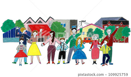 Houses and families 109925759