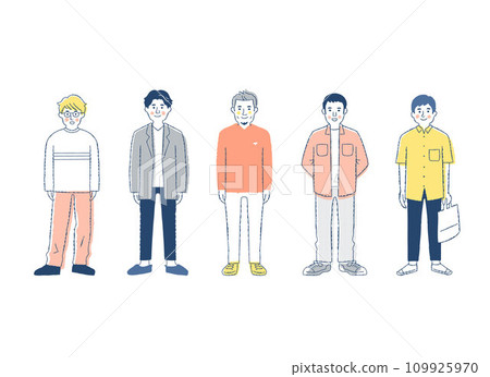 5 different men whole body fo11-15 109925970