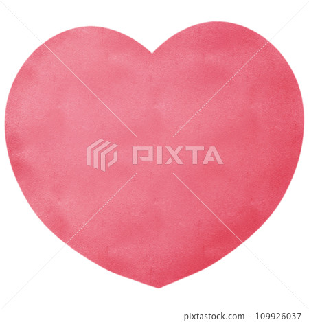 Red heart watercolor clip art 109926037