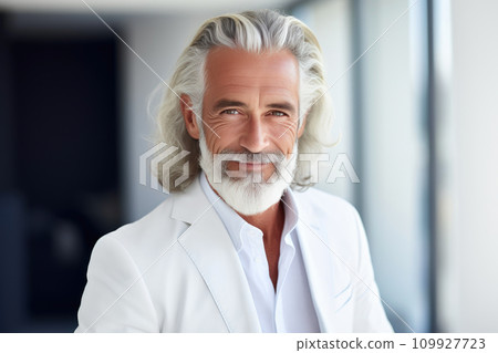 Welcoming Wisdom: A Grinning 60-Year-Old Gentleman Welcoming Wisdom: A Grinning 60-Year-Old Gentleman 109927723