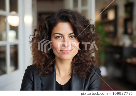 Middle-Aged Arab Psychologist with Welcoming Smile 109927755