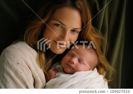 Maternal Bliss: Mother and Newborn Maternal Bliss: Mother and Newborn 109927810