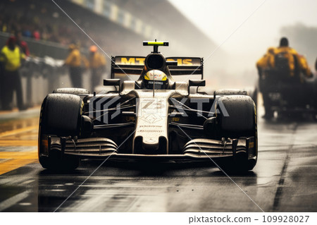 Precision Pit Stop: Formula 1 Racer Team in Action Precision Pit Stop: Formula 1 Racer Team in Action 109928027