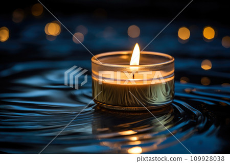 Reflective Silence: Candlelit Serenity Reflective Silence: Candlelit Serenity 109928038
