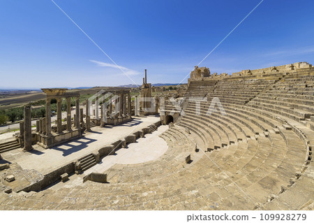 Roman Ruins of Dougga, Tunisia 109928279