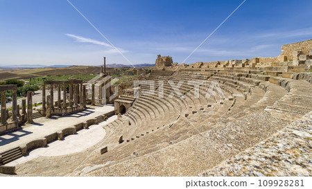 Roman Ruins of Dougga, Tunisia 109928281