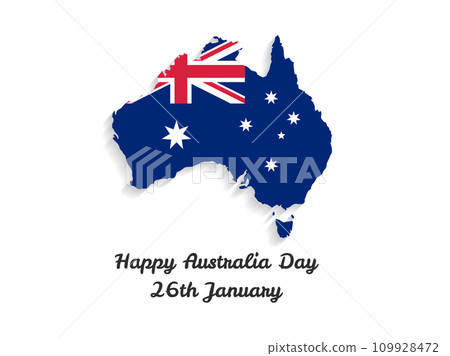 Australia Day 26 January Vector 109928472