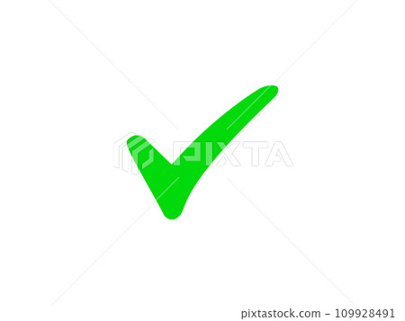 Green Check Mark Icon Design Vector PNG FREE 109928491
