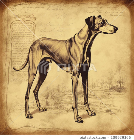 dog, animal, silhouette 109929366