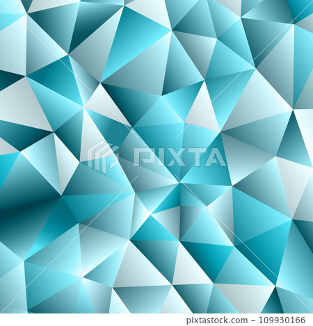 Polygonal rainbow mosaic background. Abstract low poly vector illustration. Triangular pattern in halftone style. Template geometric business design with triangle for poster, banner, card, flyer 109930166