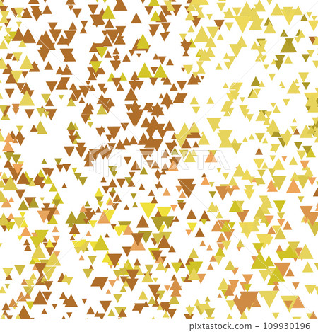 Polygonal golden mosaic background. Abstract low poly vector illustration. Triangular pattern, copy space. Template geometric business design with triangle for poster, banner, card, flyer 109930196