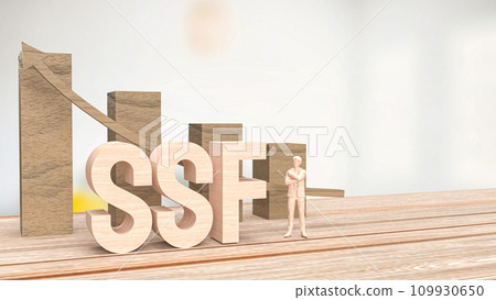 The wood ssf text for Business concept 3d rendering. The wood ssf text for Business concept 3d rendering. 109930650